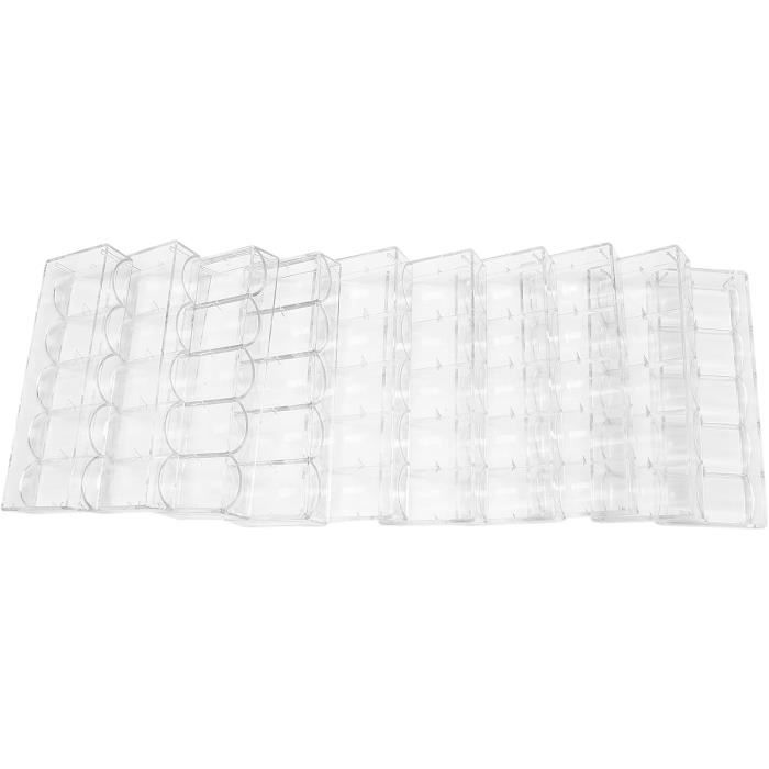 LOT DE 10 plateaux de démarrage pour plantes en plastique 200 cellules