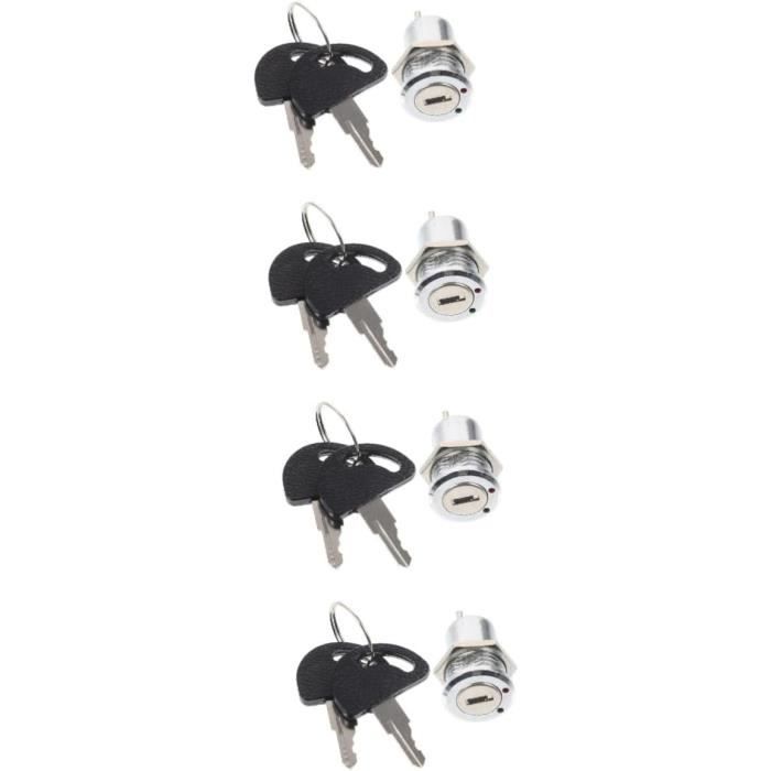 Rouleau Rail Rideau 2 Pièces Serrure De Porte Sans Clé Serrures De