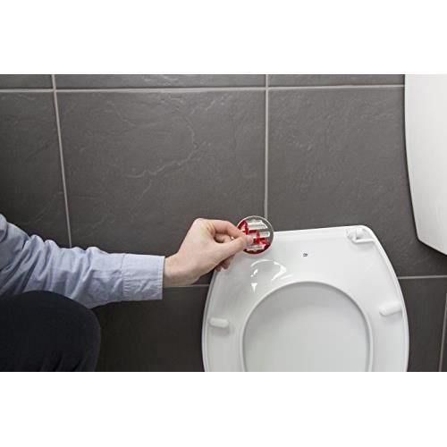 Croydex Sedile WC In Legno Bianco Sit Tight - Antiscivolo, Cerniere Regolabili, Antibatterico 46.5x36.5x6 Cm - 2