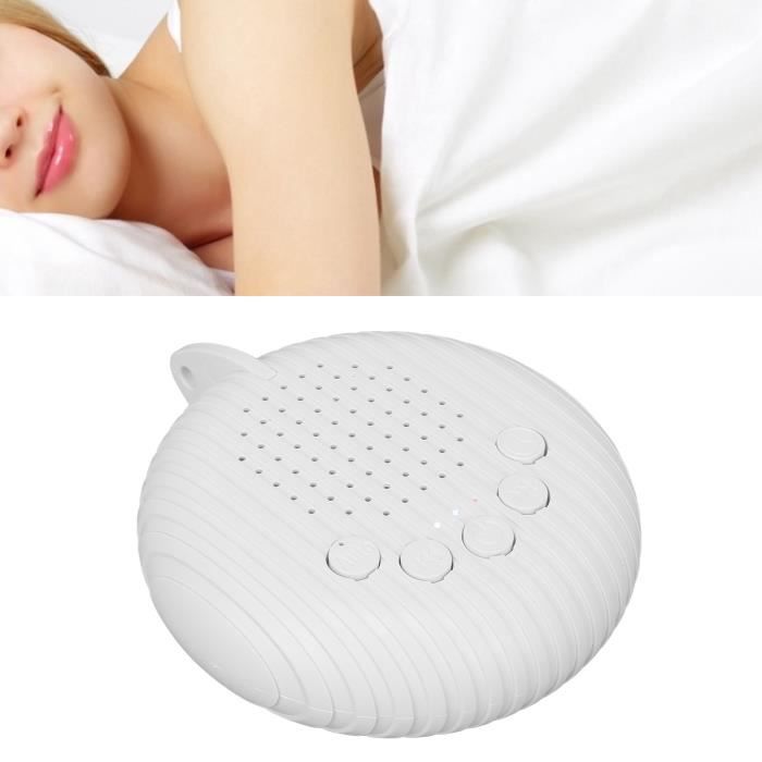 Machine à sommeil à bruit blanc Machine à bruit blanc 10 sons apaisants naturels Thérapie du sommeil portable pour les