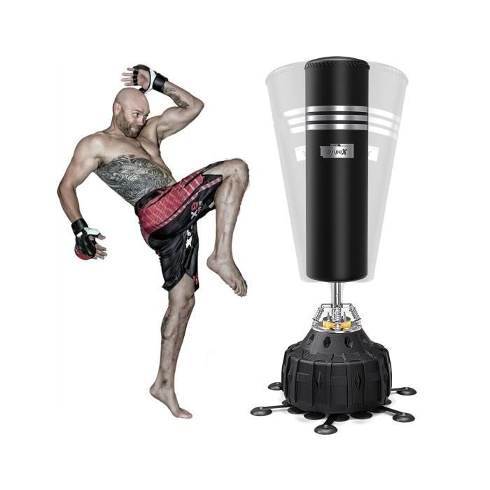 Sac De Frappe Sur Pied WELLTE 175cm - Noir - Boxe, Muay-Thaï, MMA