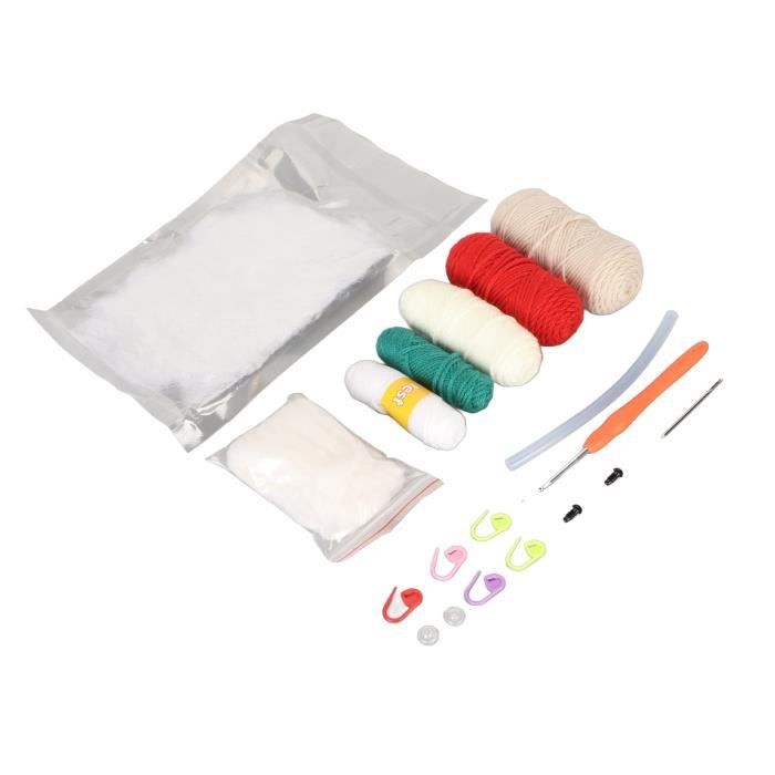 Kit De Crochet Débutant Motif Château De Noël - Comprend Fil, Crochet, Rembourrage, Instructions