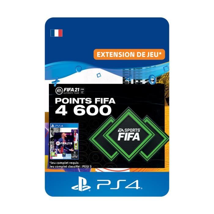 dlc 4600 points fifa pour fifa 21 ultimate team code de telechargement ps4 a telecharger cdiscount