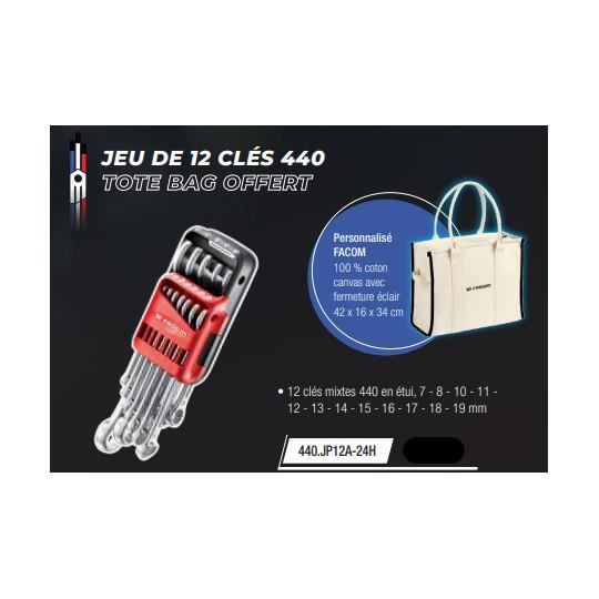 Jeux clés mixtes métriques édition limitée racing - FACOM - 440.JP12A-24H
