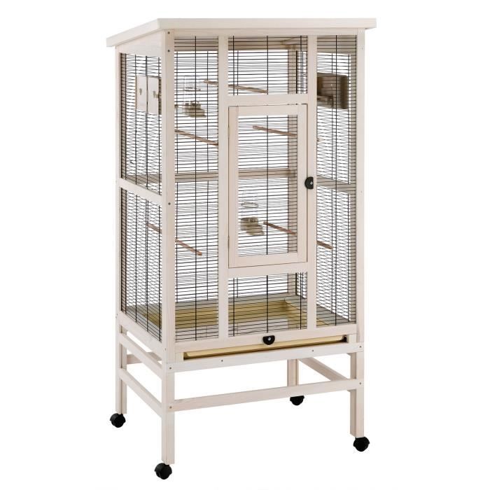 Ferplast Wilma Volière En Bois Pour Canaris Perruches Et Oiseaux Exotiques Wilma 83 X 67 X H 1585 Cm