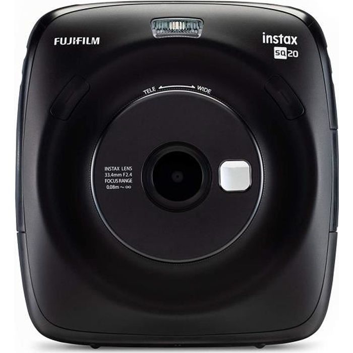 Fujifilm Instax Square Sq20 Noir Appareil Photo Instantane Noir