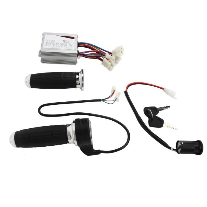 Kit Conversion Électrique 500W Pour Scooter/Trottinette - Moteur MY1020 Avec Contrôleur Et Accélérateur