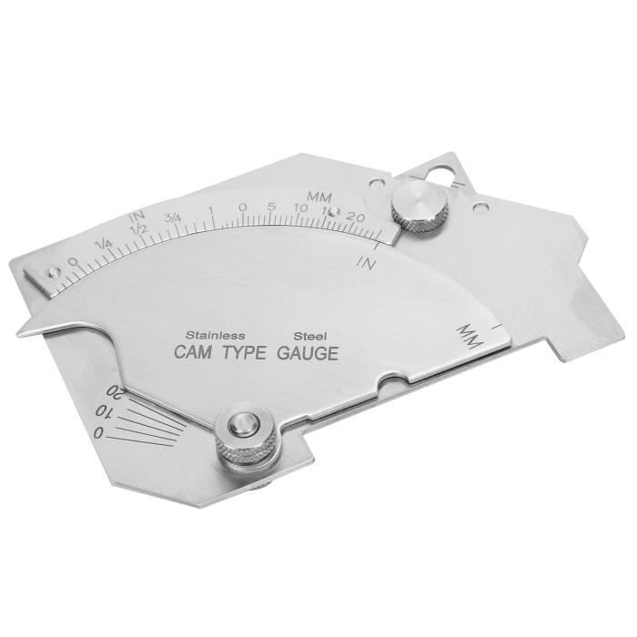 Jauge De Soudure D'angle - Ensemble De Mesure Pour Soudures (gorge Et Jambe) En Acier Inoxydable - Pour Soudage Précis
