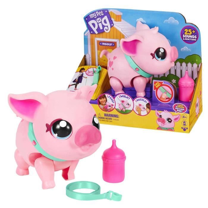Comparer les prix de Jouet interactif pour enfant - GIOCHI PREZIOSI - MON PETIT COCHON - Rose, Turquoise - Petit - Rongeur