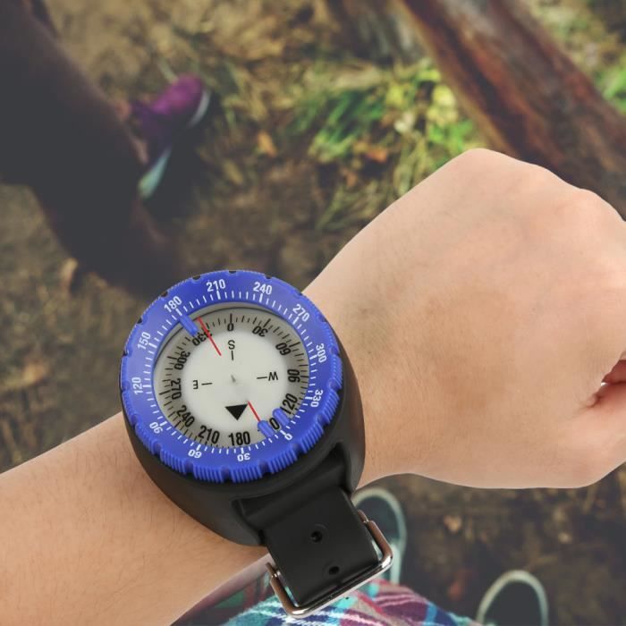 Boussole De Plongée Sous-marine étanche, Boussole De Poignet De Plongée Shoous, Outil De Navigation Pour La Plongée, Le Camping, Le Cyclisme, Les Activités De Plein Air, 50m