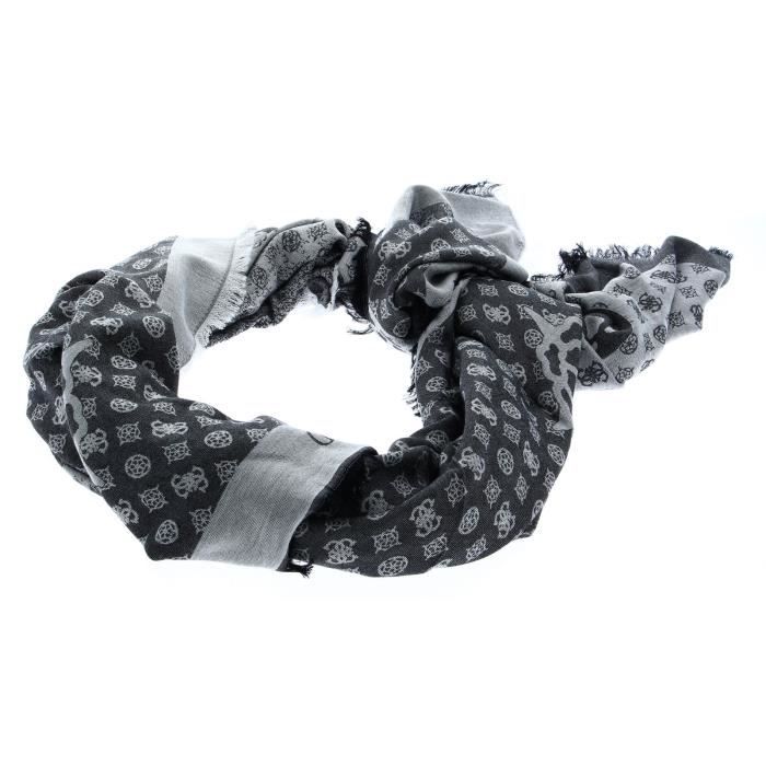 GUESS Geva Kefiah Black Logo [229215] - écharpe echarpe