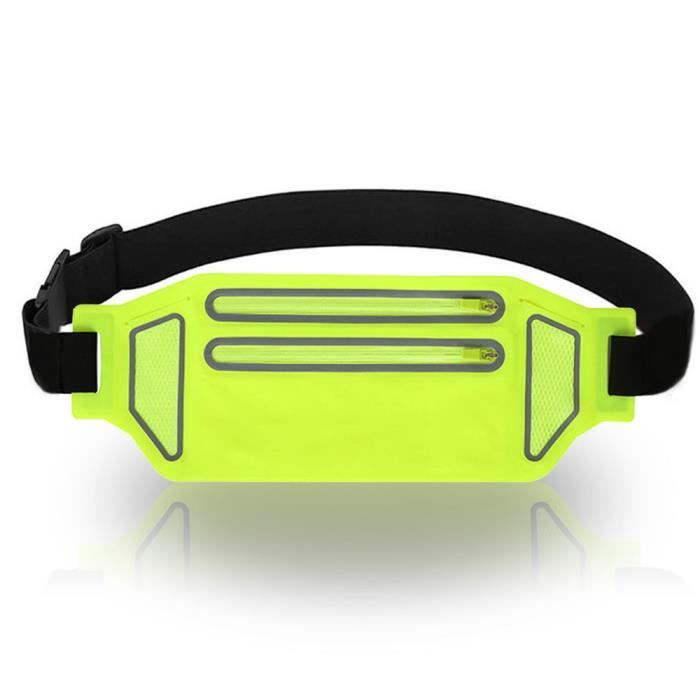 Sac Banane Réglable Brun - Ceinture Course Voyage Randonnée Vélo Gym Homme Femme