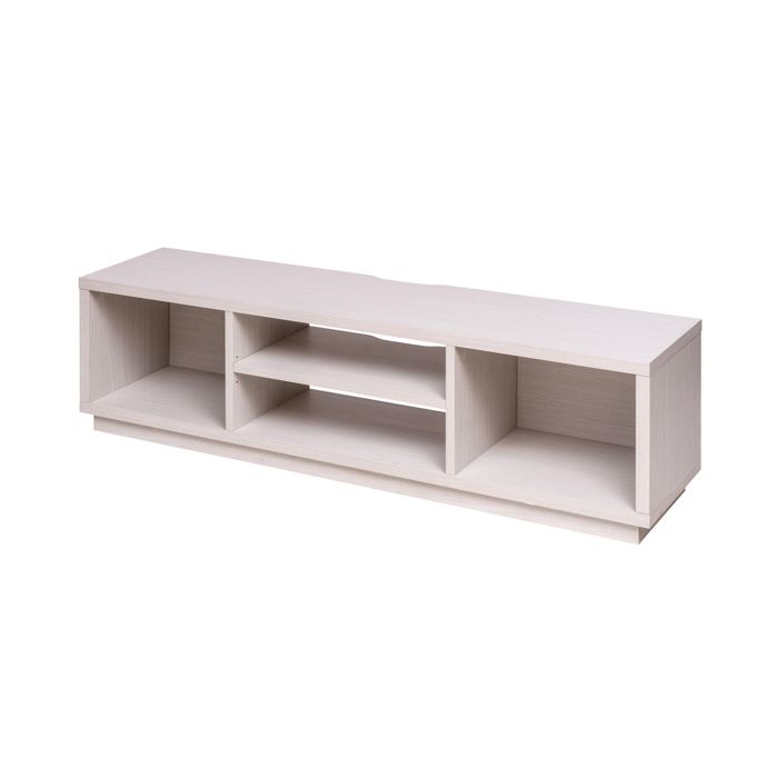 Iris Ohyama Meuble TV Meuble tele Banc TV Ecran jusquà 65 pouces OTS-150S Chêne Blanc L36 x P150 x H41.5 cm Iris Ohyama Meuble TV Meuble tele Banc TV Ecran jusquà 65 pouces OTS-150S Chêne Blanc L36 x P150 x H41.5 cm