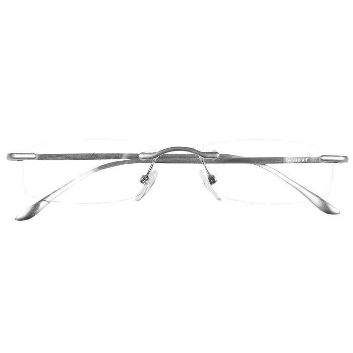 Isotoner Loupes de lecture branches flexibles argent +3.00 Argent