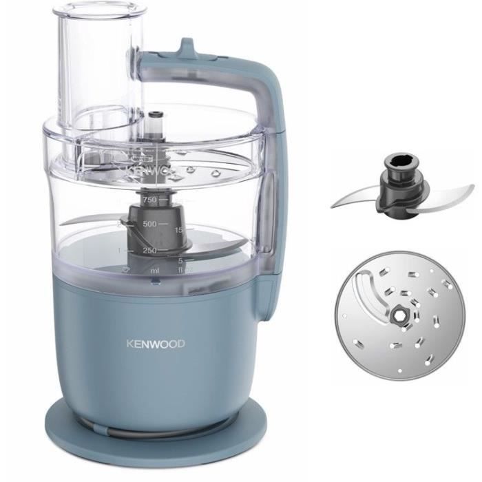 robot multifonction kenwood fdp22.000gy - 1 vitesse + pulse - 650w - bol 1,3l + accessoires