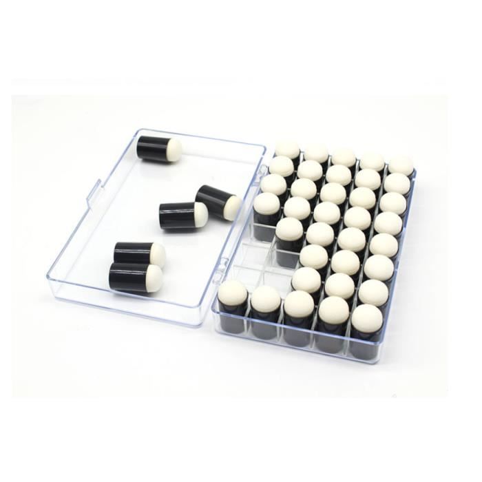 40 Stück Fingerschwämme Set - Perfekt Für Malerei Und Kreativprojekte