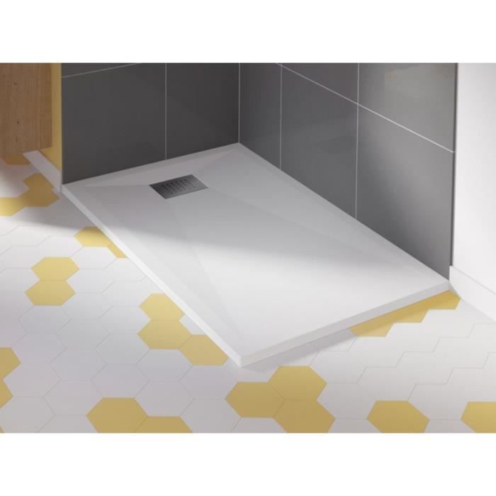 Kinedo Kinesurf receveur de douche 140 x 100 cm antidérapant Blanc mat
