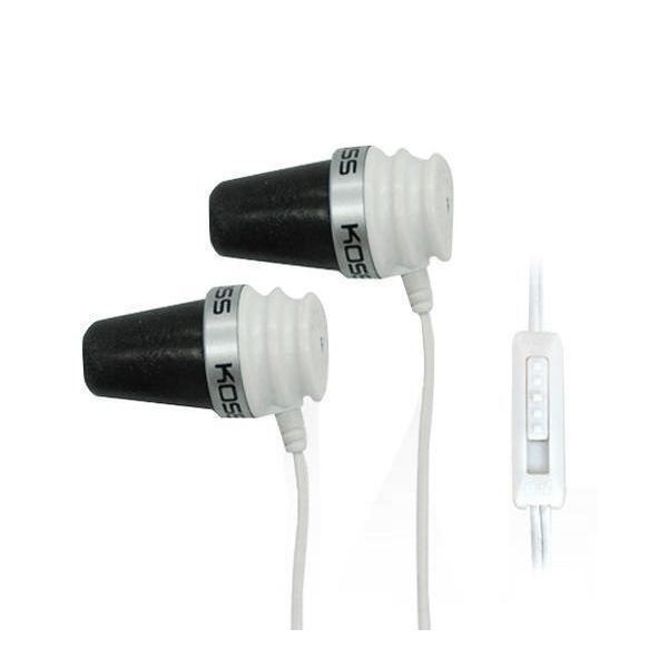 Écouteur intra-auriculaire unilatéral avec tube acoustique transparent, prise  jack de 2,5 mm et clip