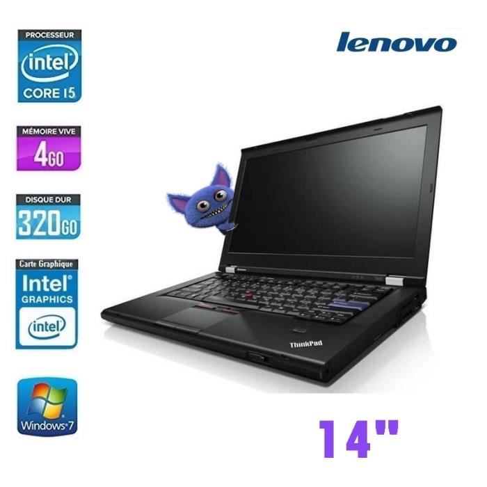  PC Portable LENOVO THINKPAD T420 CORE I5 2520M 2.5GHZ - GRADE A pas cher