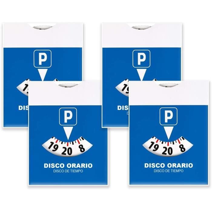 Disque De Stationnement - Lot 4 Disques Horaires - Cdiscount Auto