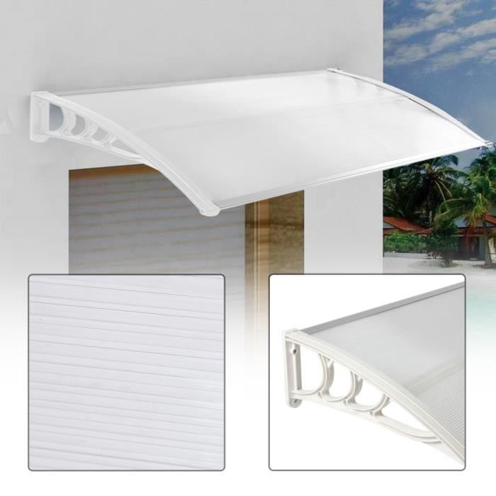 Auvent de porte d'entrée En polycarbonate Différentes couleurs Pour
