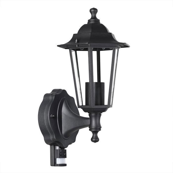 Lampadaire extérieur Krysante - MONZANA - avec capteur de mouvement - aluminium moulé - lumière extérieure