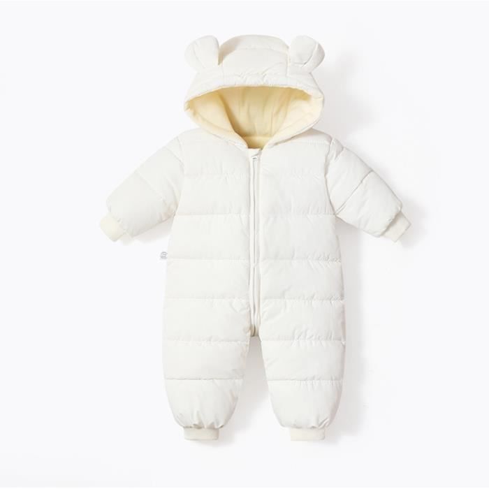 Barboteuse à Capuche Hanna Andersson Bébé Garçon - Taille 70 (6-12 Mois) - Gris Rayé - Occasion
