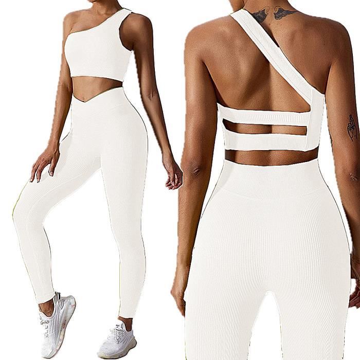 Ensemble alo yoga noir femme - legging, brassière et veste - Sport et Pilate - Vêtements