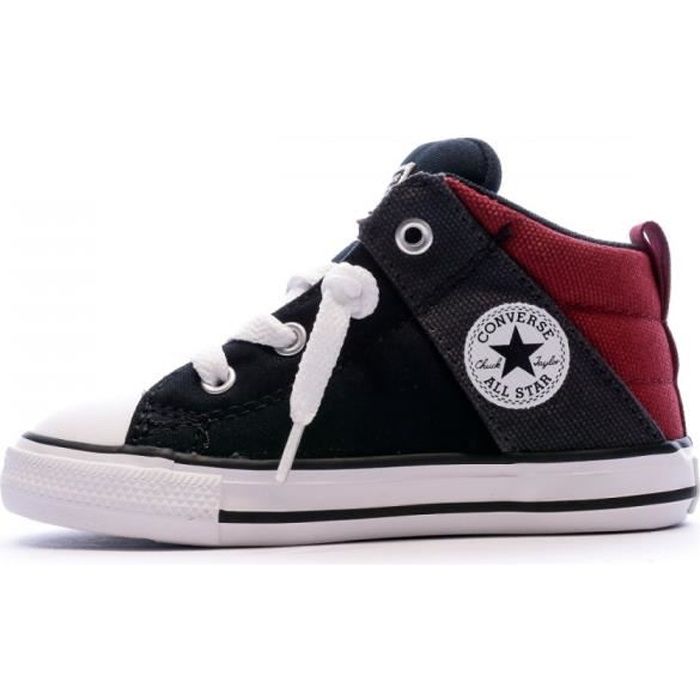 Basket Noires Garçon Converse CTAS Axel MID Back A Basket Noires Garçon Converse CTAS Axel MID Back A
