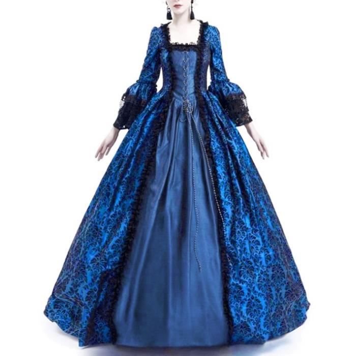 LOBTY Robe Princesse à Paillettes - Longueur Plancher | Soirée, Noël, Halloween, Cosplay Taille S-XXL