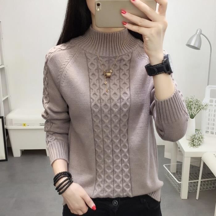 Pull Femme Demi-manches Tricoté Basique - Col Rond, Taille M, 100% Polyester, Neuf Avec étiquettes