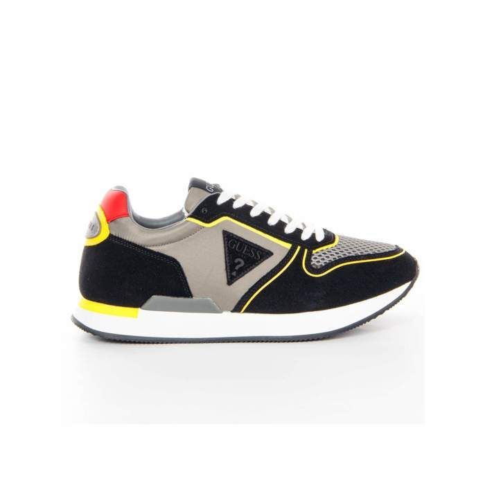 Guess Basket Guess Homme Potenza classic logo triangle Gris Synthétique
