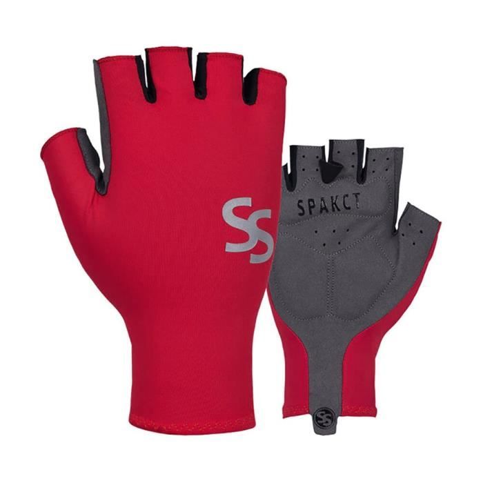 Gants de Cyclisme Demi-Doigt pour Vélo de Montagne Gants Sans Doigts pour Hommes Gants Antidérapants pour Femmes Gants de Conduite de Moto Accessoires de Vélo