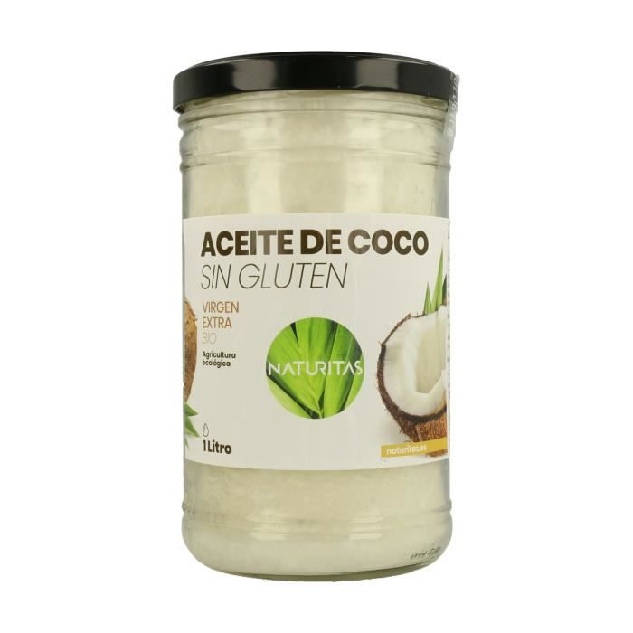 Huile de Coco Bio - Qualité supérieure, riche en acide laurique