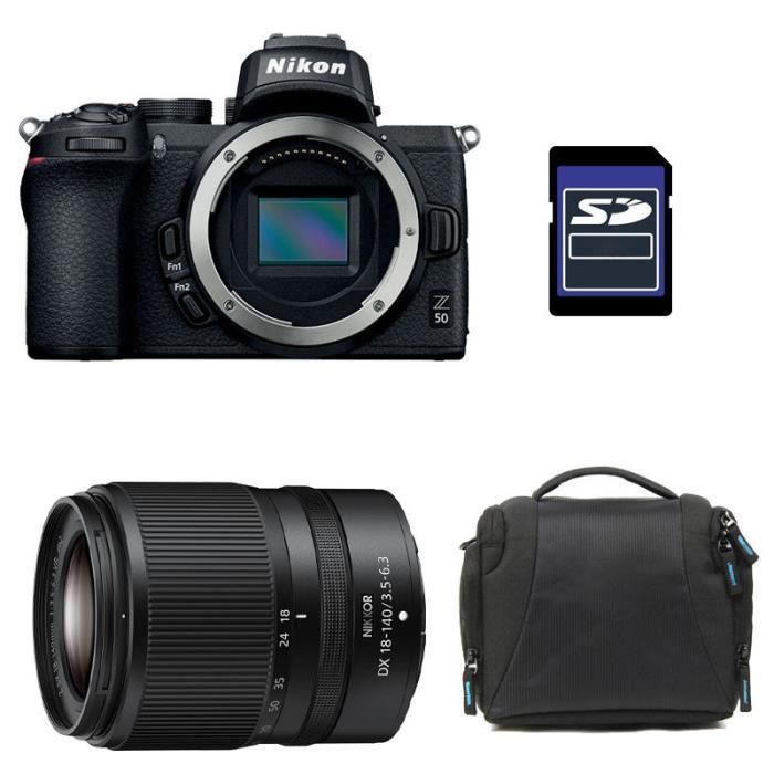 NIKON Z50 + Z 18-140 Garanti 3 ans + Sac + Carte SD 8 Go