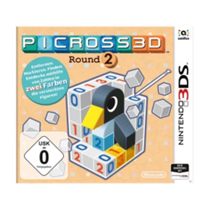 Jeu Vidéo - Nintendo - Picross 3D: Rond 2 - 3DS - Réflexion - Edition Standard