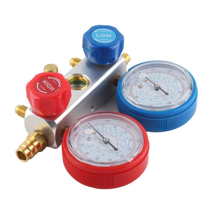 Ensemble Tuyau & Jauge R290 R600a Wisepick - Robinet Acme 1/2" - Pour Gaz Fréorigènes