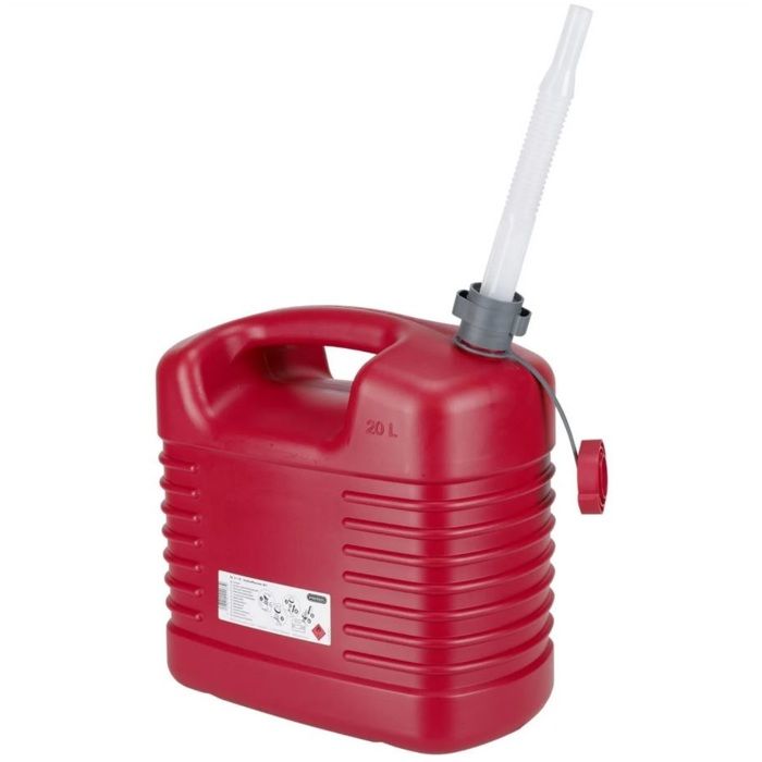 Jerrycan carburant avec bec flexible 20 L - PRESSOL - 21 137