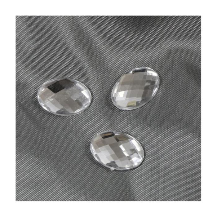 2 Gouttes strass 13 x 18 MM en pêche