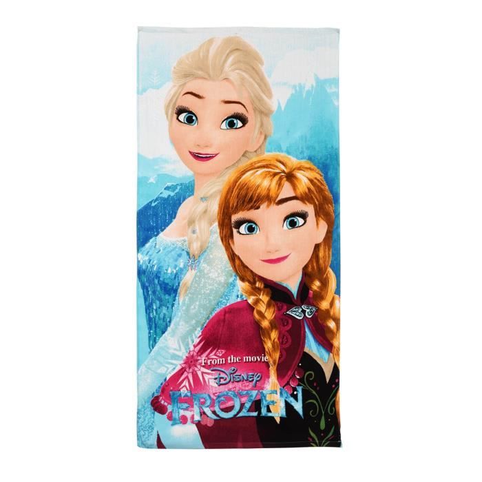 Serviette De Plage La Reine Des Neiges Aymax - 70x140cm, 100% Polyester, Séchage Rapide, Pour Plage Et Piscine