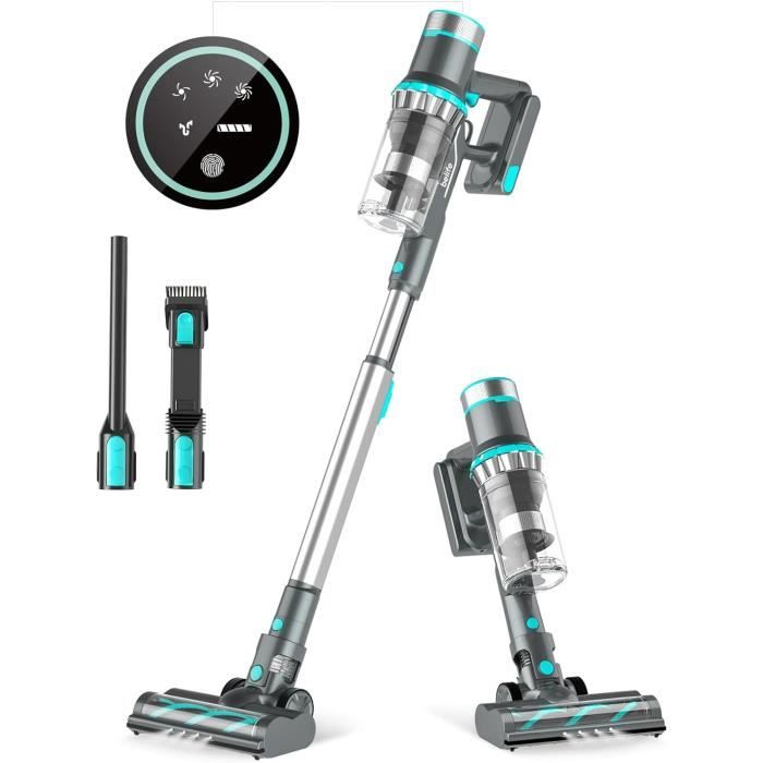 Aspirateur Balai Sans Fil N300 25KPa - 175W, 50 Min Autonomie - 6 En 1 Pour Poils D'Animaux