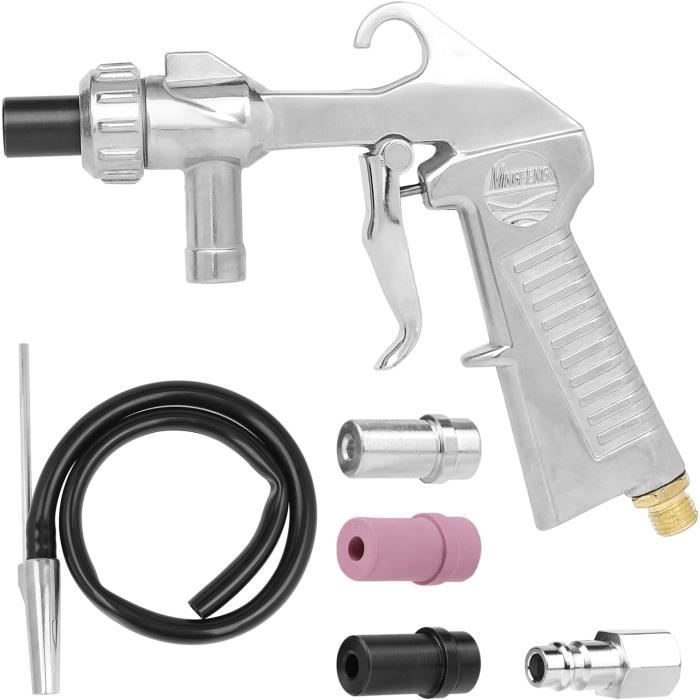 Sablage mobile 50lb 4.5 m Tuyau Sableuse Machine Pistolet de sablage pneumatique pistolet de sablage pneumatique professionnelle