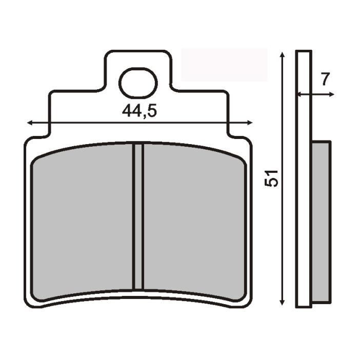 Cuivre fritté AHL Motocyclette plaquettes de frein Arrière pour Yamaha YZ 250 D//E//F//G//H//J 1992-1997