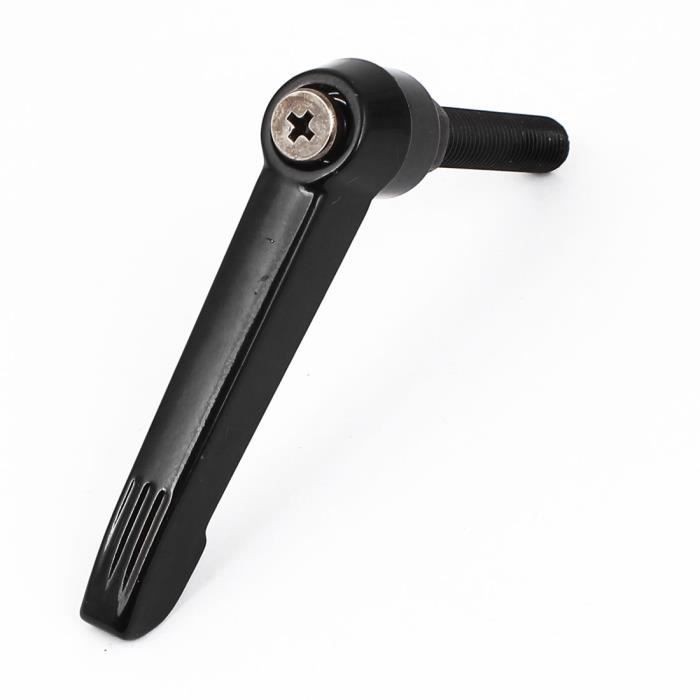 Machines M10 x 40mm levier serrage filetage mâle noir bouton poignée réglable