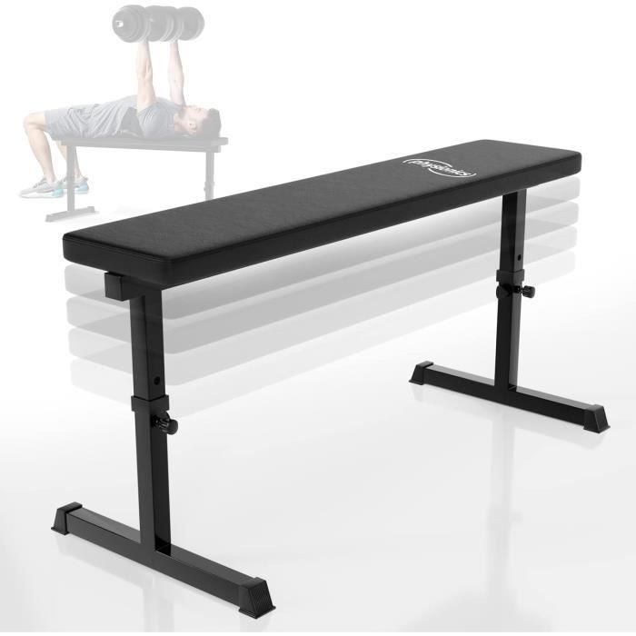 BANC PLAT RÉGLABLE EN HAUTEUR | MUSCULATION GORILLA SPORTS BANC PLAT RÉGLABLE EN HAUTEUR | MUSCULATION GORILLA SPORTS