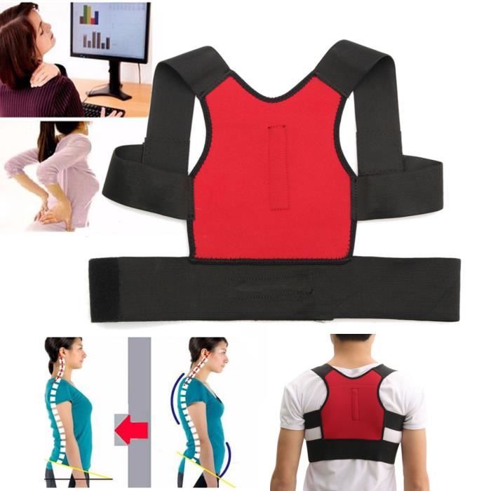Correcteur De Posture : Avis Kiné Orthopédique Ceinture Correcteur Posture Dos Épaule Soutien Therapie