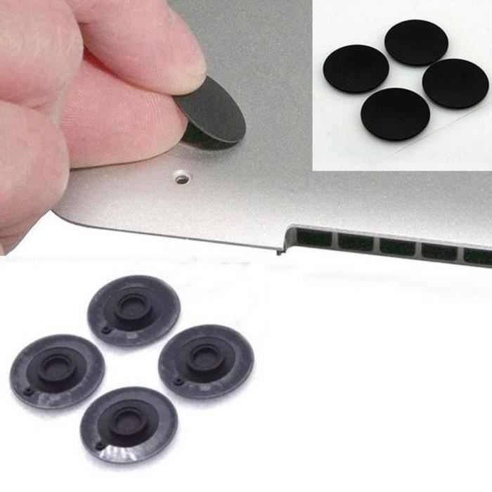 TOPALLI - 4 Pcs Pied en Caoutchouc compatible avec Apple Ordinateur Portable Macbook Pro A1278 A1286 A1297 13 Pouce
