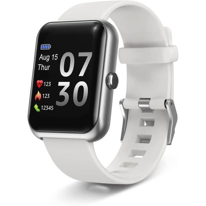 Montre Connectée Homme Femmes Bracelet avec Appel Bluetooth Smart Watch