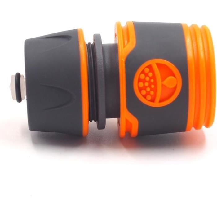 2x Connecteurs Pour Tuyau 18 Mm – LST CL-00381 – Noir – Neuf