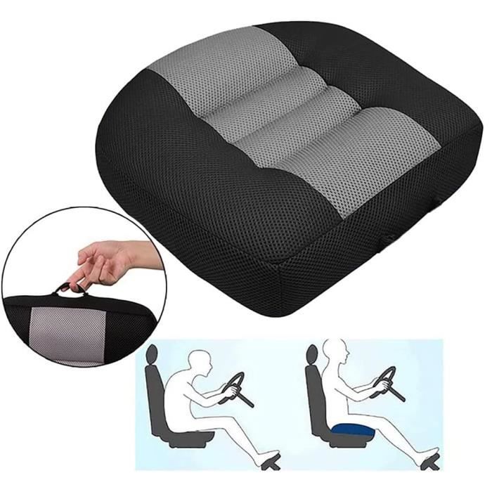 Coussin De Siège Voiture Mémoire De Forme Pour Conducteur - Rehausseur Siège Auto Personnes De Petite Taille Antidérapant